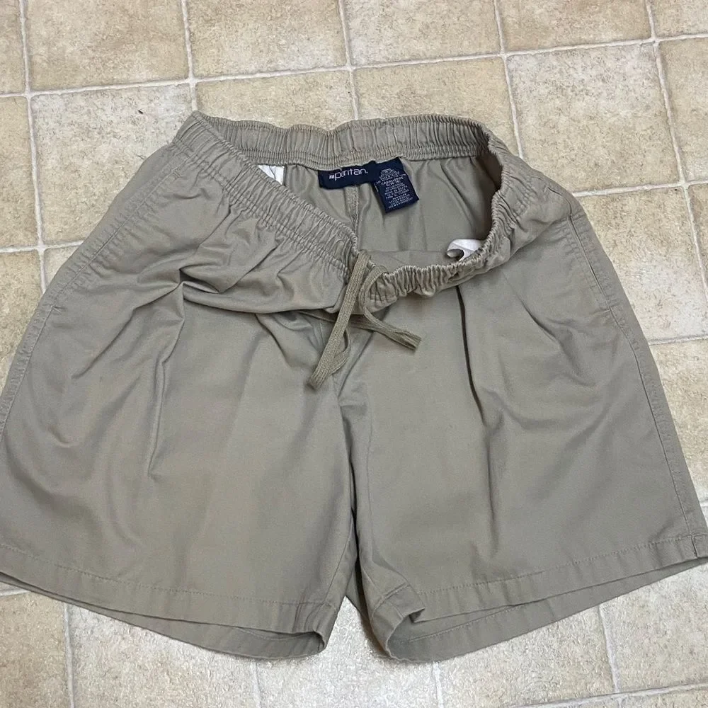‼️FINAL ‼️Puritan Men's Athletic Drawstring Shorts - Taupe Size L (36-38)
